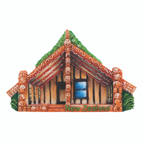 NZ Fridge Magnet - Maori Meeting House