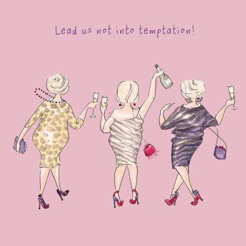 Greeting Cards - Lead us not into temptation