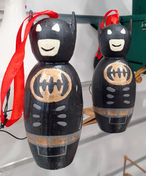 hand painted Batman skittle