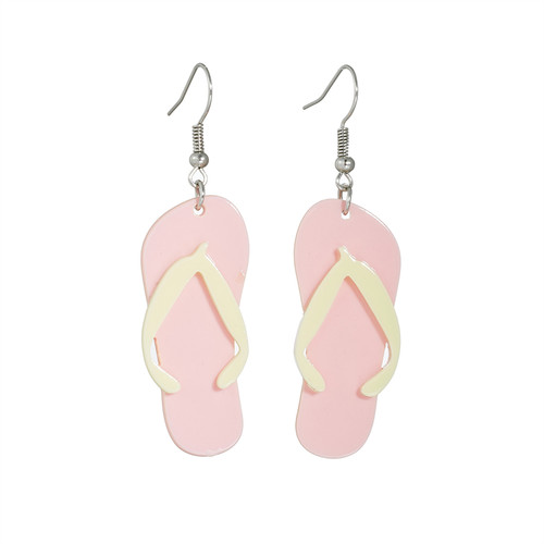 Pink Flip Flops / Slippers Earrings