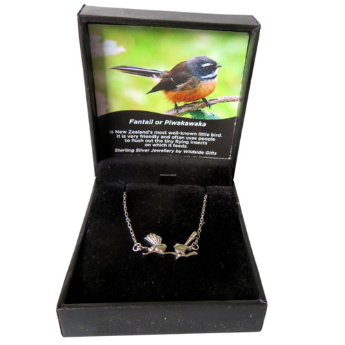 Fantail Necklace sterliing silver