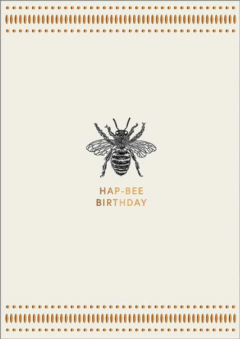 Birthday card - Hap-bee birthday