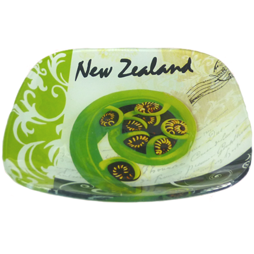 New Zealand koru glass bowl