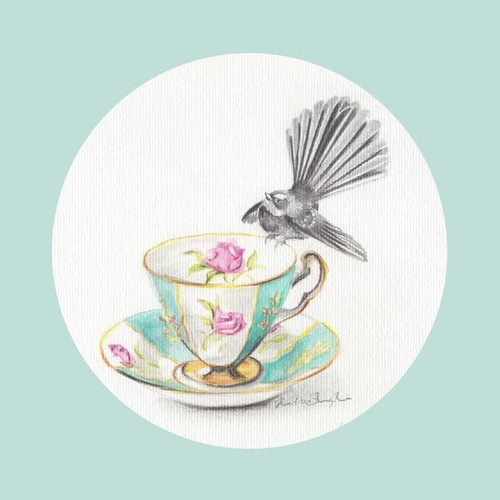 Fantail Mint Greeting Card