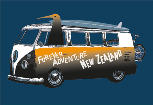 NZ souvenir magnet - kiwi roadtrip
