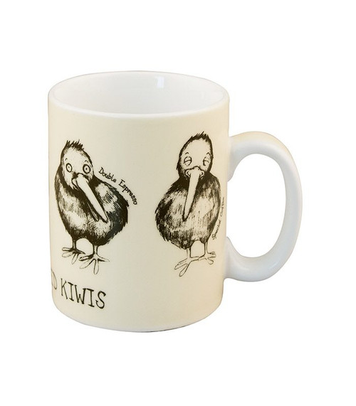 Caffeinated kiwis mini mug