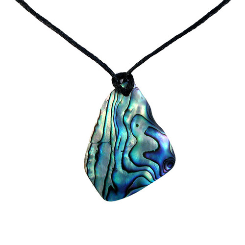 New Zealand paua shell piece pendant - Assorted shapes