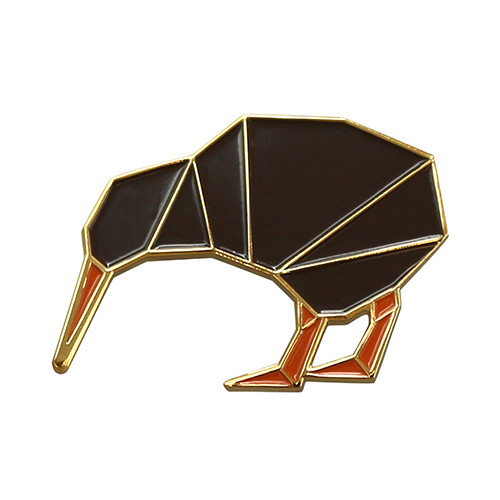 Geometric kiwi magnet