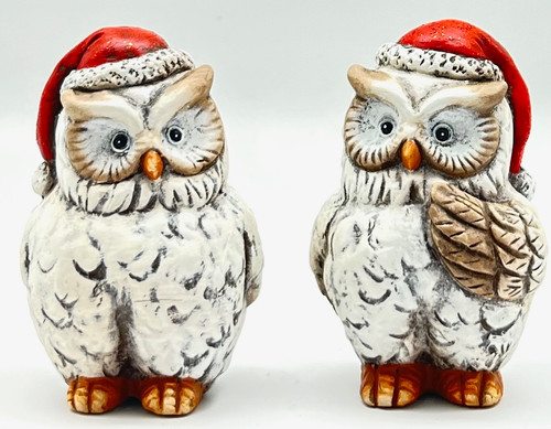 Christmas Ornament, owl in hat