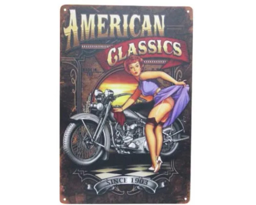 Retro style tin sign - American Classics