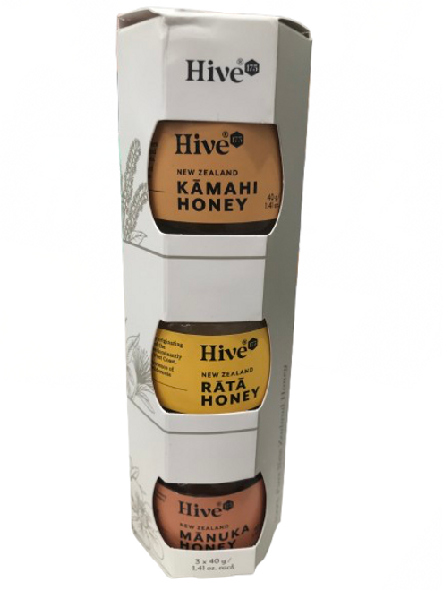 Set of three pots of NZ honey