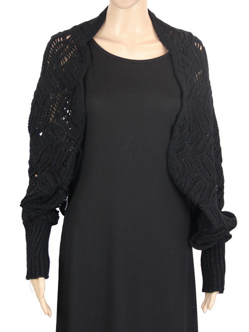Crochet shrug - Black