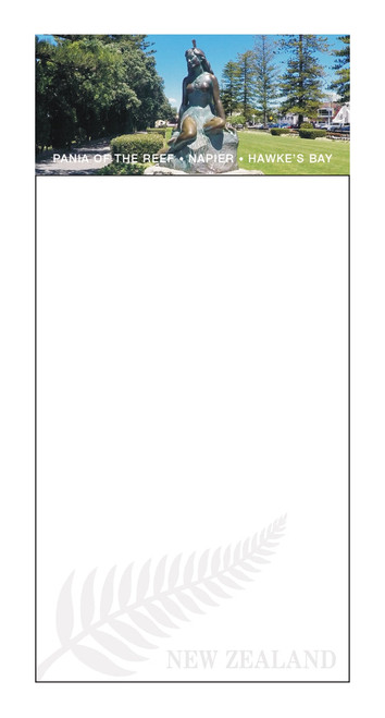 Napier magnetic shopping list notepad featuring Pania of the Reef