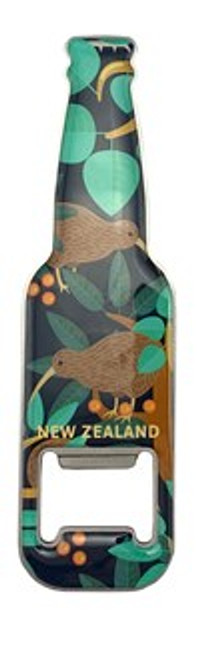 New Zealand Kiwi Magnet Bottle Opener