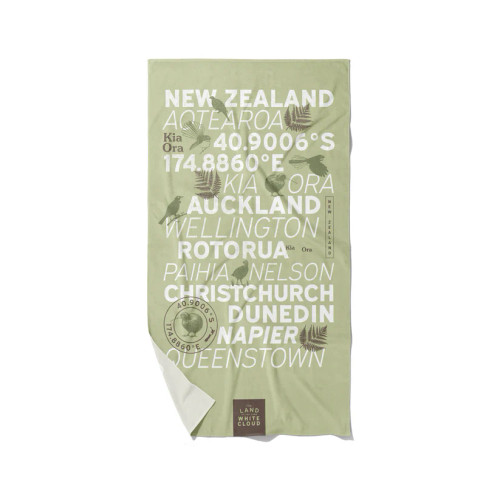Tea Towel NZ Cities