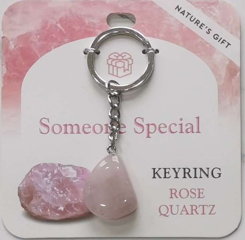 Keyring Rose Quartz- Someone Special