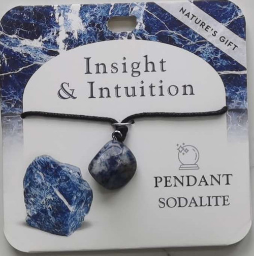 Healing Pendant Sodalite- Insight And Intuition Healing Pendant Sodalite- Insight And Intuition