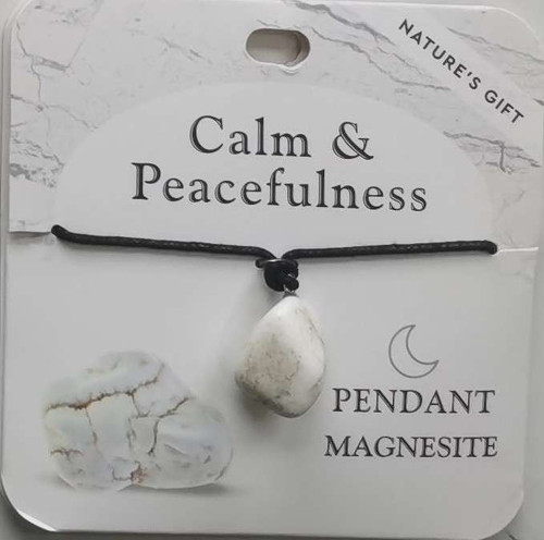 Healing Pendant Magnesite- Calm And Peacefulness