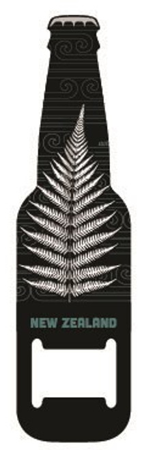 New Zealand Silver Fern Bottle Opener New Zealand Silver Fern Bottle Opener