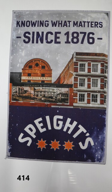 Speights brewery floor or door mat - approx 59cm x 39.5cm Speights brewery floor or door mat - approx 59cm x 39.5cm