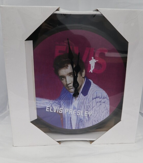 Elvis Presley bottle cap clock approx 30cm Elvis Presley bottle cap clock approx 30cm