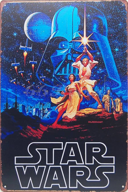 Retro Star Wars Tin Sign