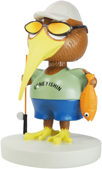 Fisherman Kiwi Bobblehead Fisherman Kiwi Bobblehead