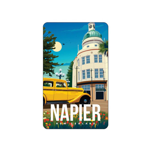Napier Art Deco theme magnet