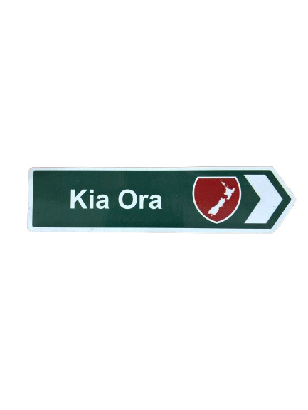 Kia Ora Roadsign Magnet