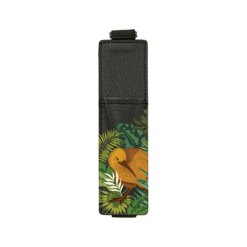 Tropical Kiwi Pen Pouch Black
