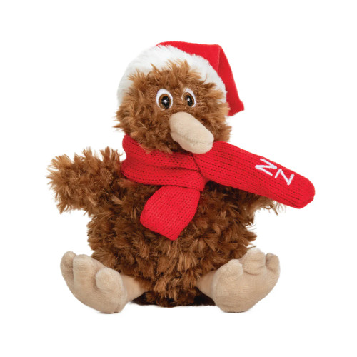NZ Christmas Kiwi Soft Toy