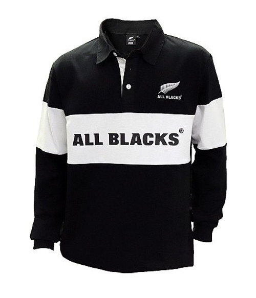 Official Licensed All Blacks long sleeve polo shirt