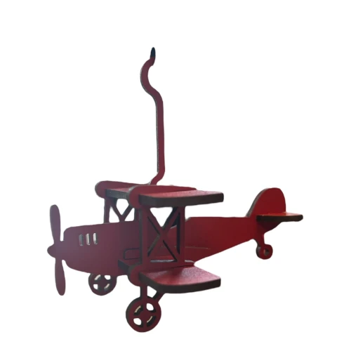 A6 flat pack dark red biplane kitset