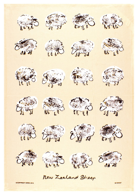 NZ Sheep Tea Towel | 100% cotton
