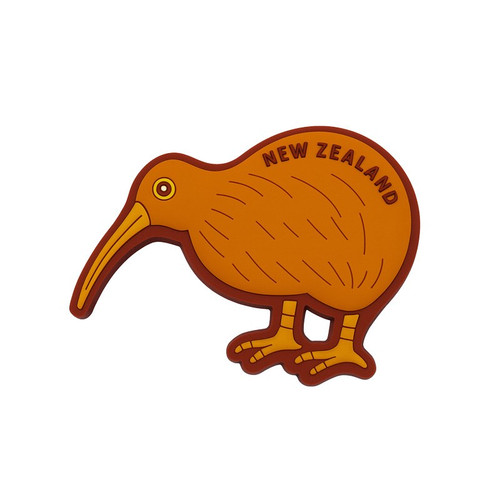 Rubber Kiwi Fridge Magnet (7cm x 6cm tall)
