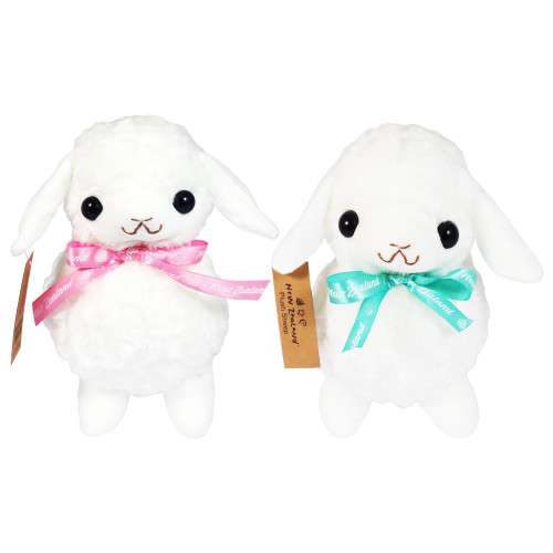 Sheep Soft Toy With NZ Ribbon 22cm ( Price Per Each)