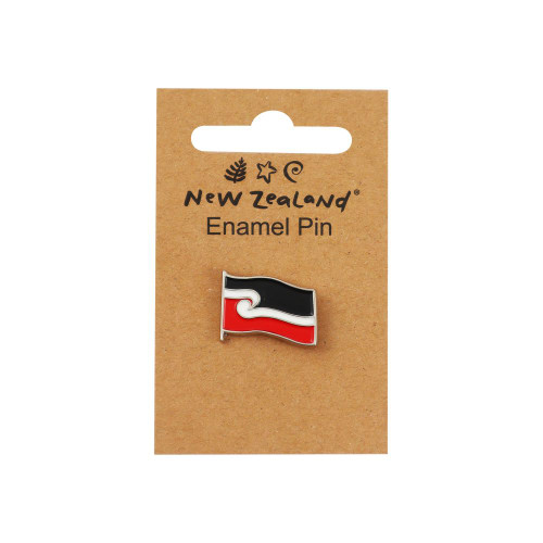 Enamel Pin Badge NZ Māori Flag