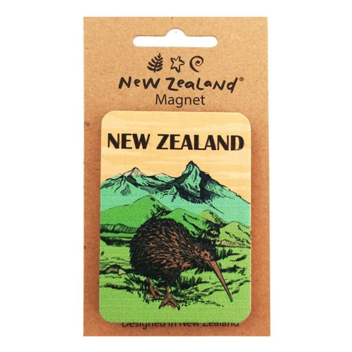 Magnet NZ Kiwi 55x75mm