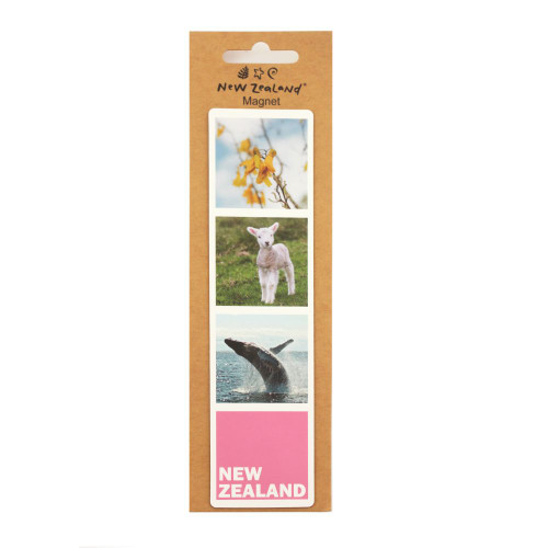 Magnet NZ Whale Photo Strip 5x20cm