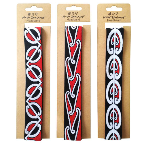 Māori Headband Elastic NZ 3 assorted ( Price per each)