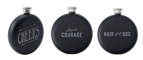 Dapper Chap Cheers Hip Flask 3 assorted