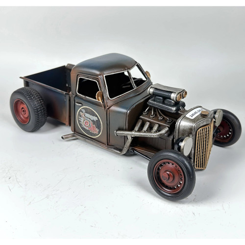 Retro style Patina Hot Rod Pick Up