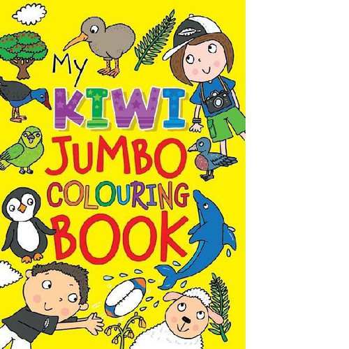 My Kiwi Jumbo Colouring Book