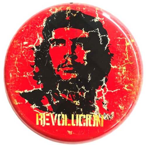 Che Guevara Round Metal Sign