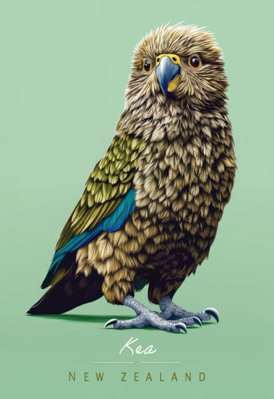 NZ Kea Magnet
