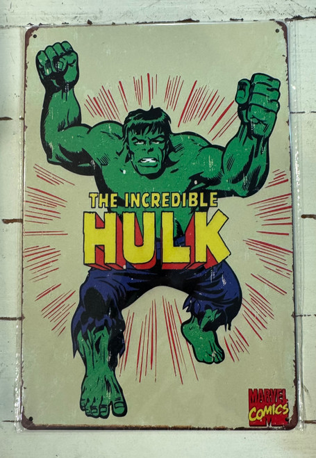 Retro Tin Sign-The Incredible Hulk