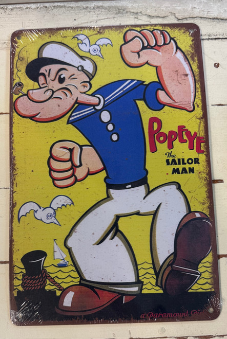 Retro Tin Sign-Popeye The Sailor Man