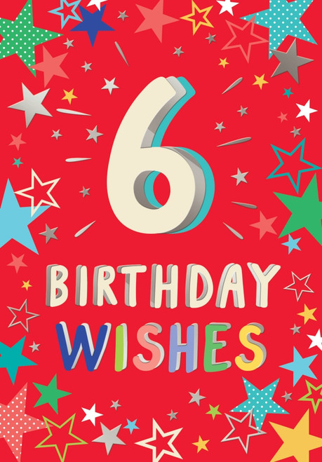 Birthday Card- 6 Birthday wishes