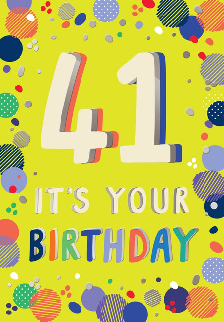 Birthday Card-41 It's Your Birthday