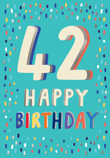 Birthday Card-42 Happy Birthday
